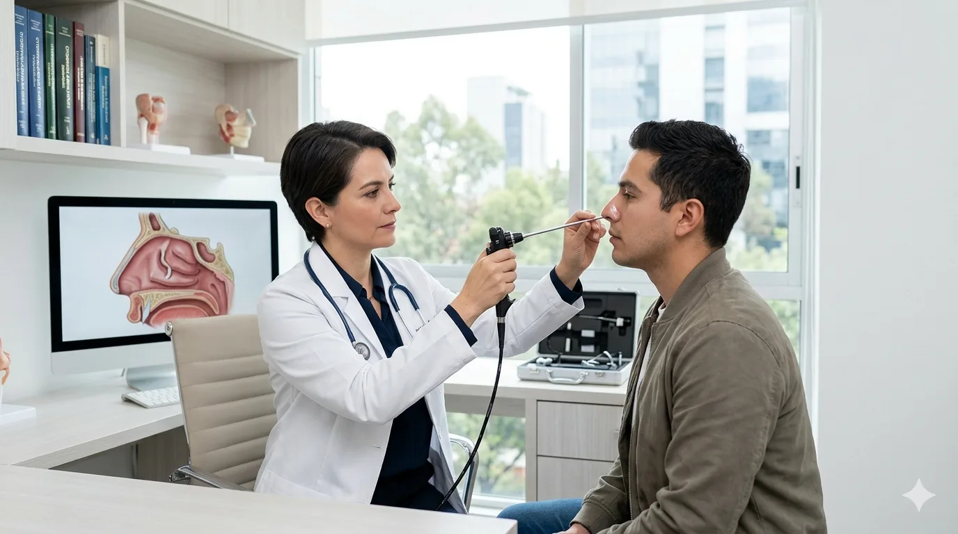 ¿Qué especialista trata la desviación del tabique nasal?